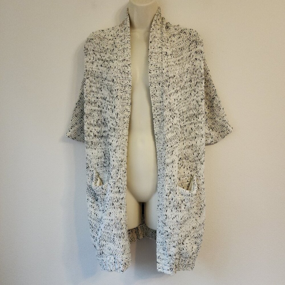 Moth Anthropologie Cocoon Open Front Cardigan Oversized Boho Sweater Sz S/M BOHO
